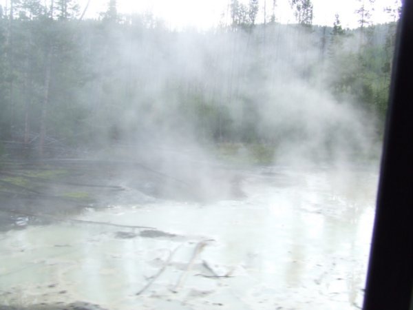 Mist of Yellowstone River