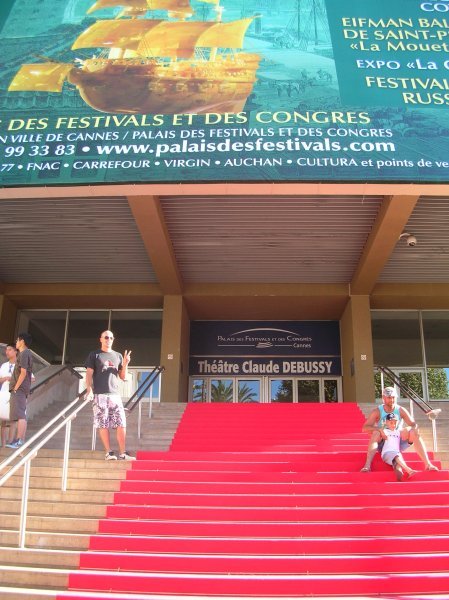 Tapis rouge a Cannes