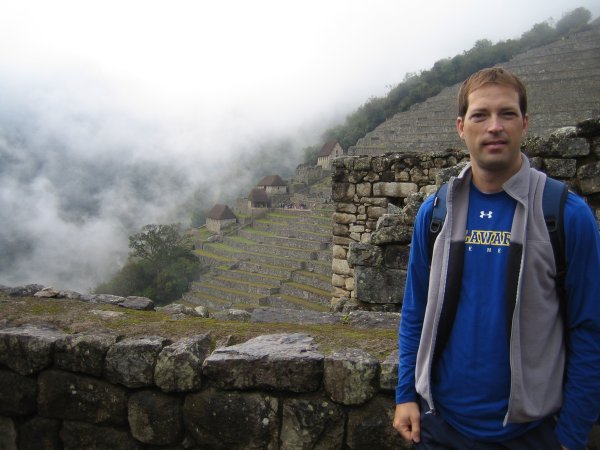 Brian in Misty Macchu Picchu