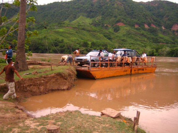 Ferry to cross the river