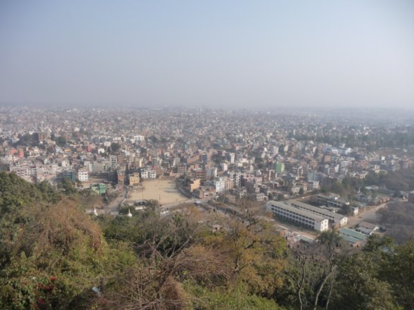 View over Kathmandu from 