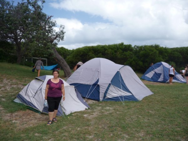 My first camping experience at Fraser Island