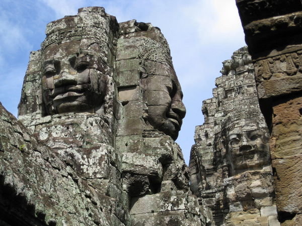 Some of the 181 faces at Bayon