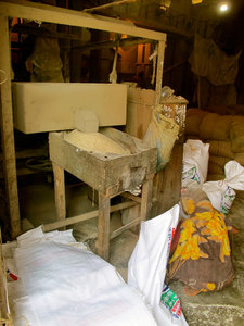 Inside the rice factory