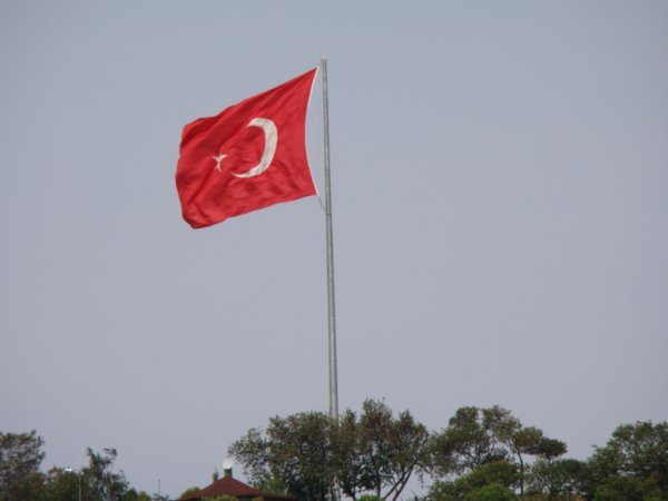 Turkish Flags everywhere!
