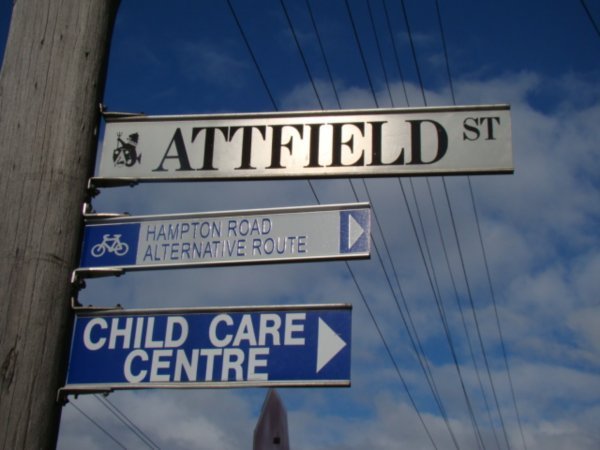 Street sign in Freemantle