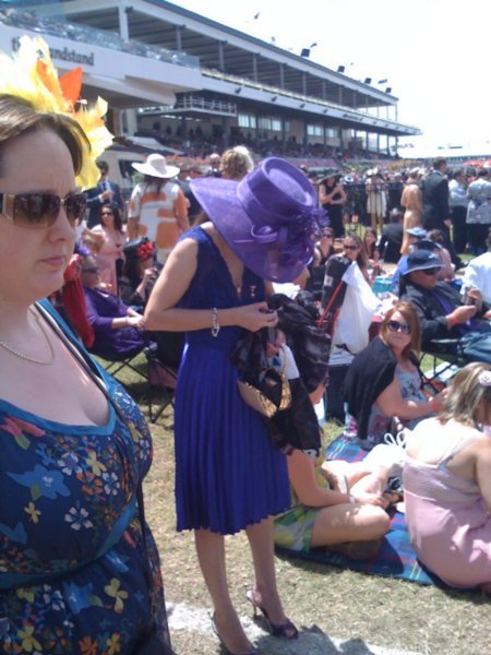 Outfits during Melbourne cup day