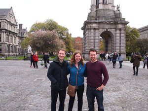 With Adam and Matt in Dublin!