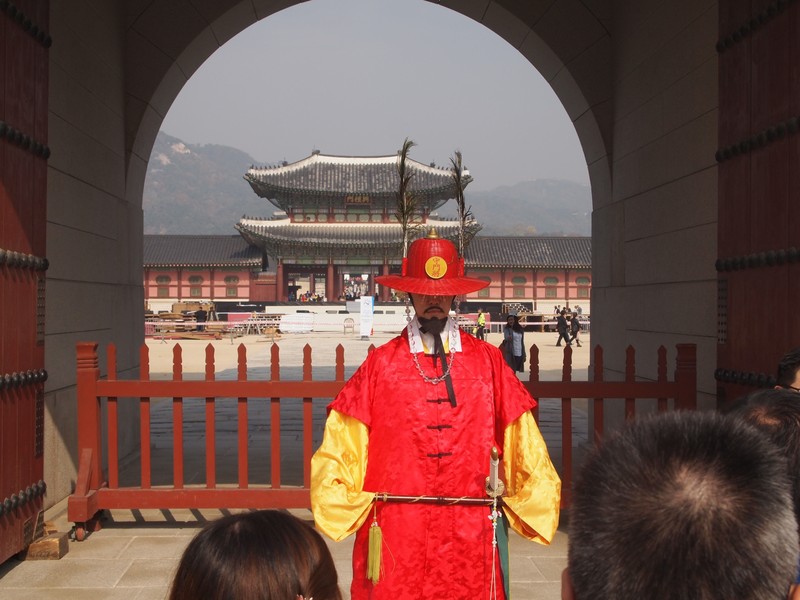Guard at Gyeongbukgung Palace