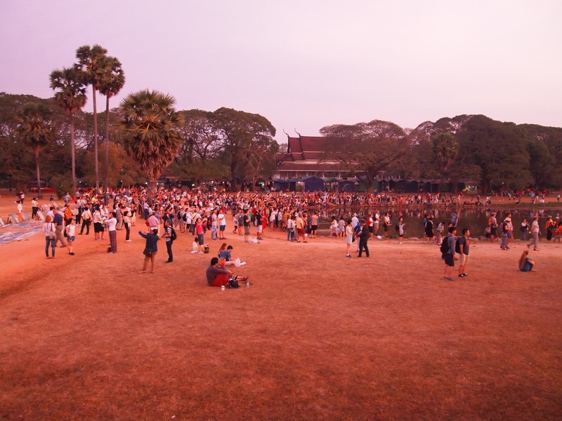 Angkor Wat Sunrise Crowd