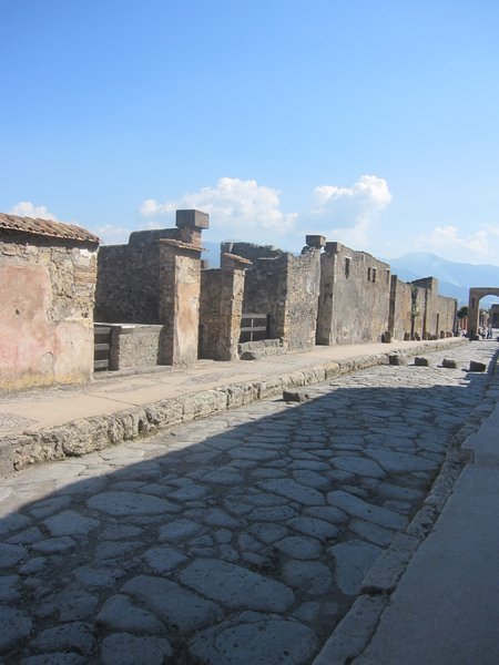 A road in Pompeii