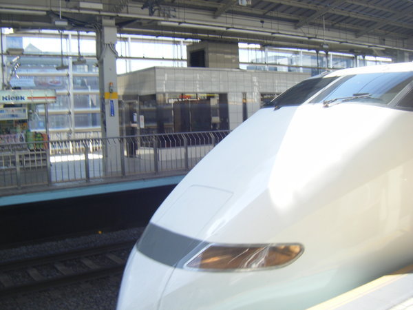 The shinkansen bullet train