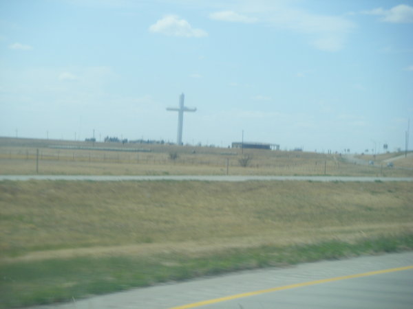 The "Biggest Cross" off Route 66