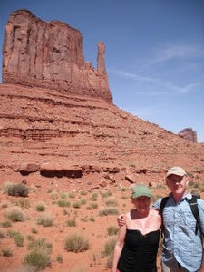 Mum and Simon in Monument Valley