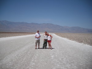 Salt Flats in Badwater of Death Valley