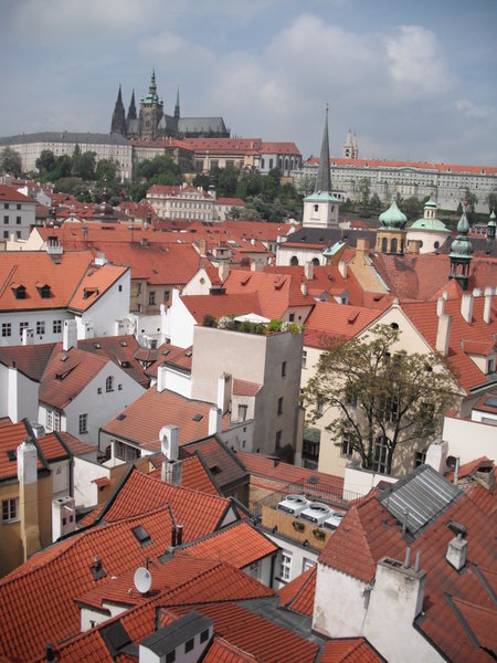 The view from the Mala Strana tower