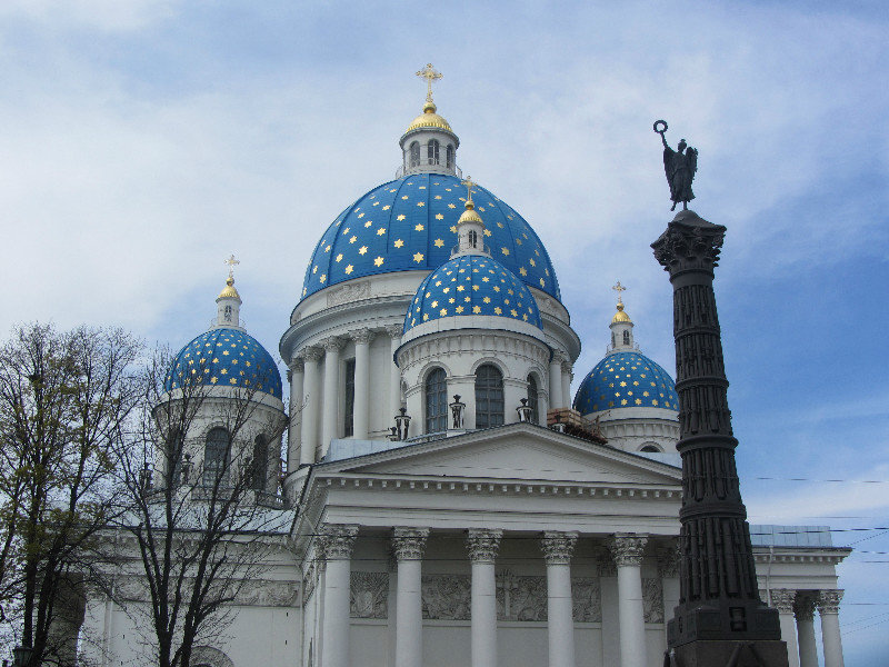 One of St Petersburg's many churches