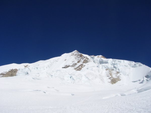 View of the summit from lower down