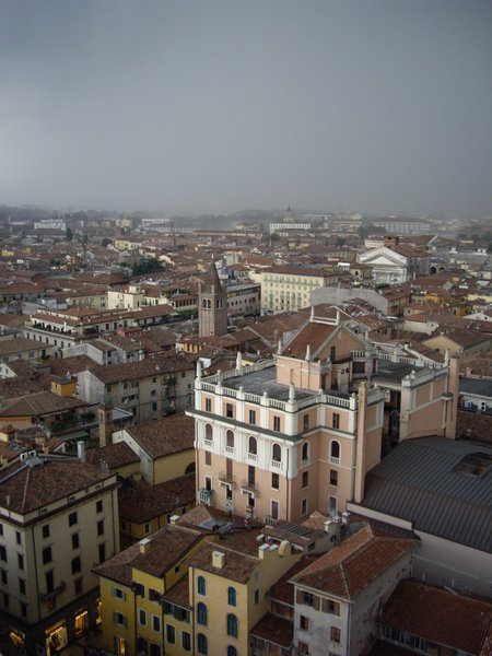 Verona 2 minutes before a massive storm hit