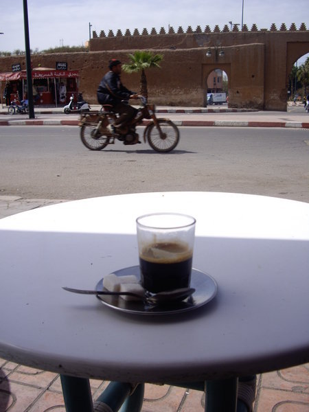 My last coffee in Morocco
