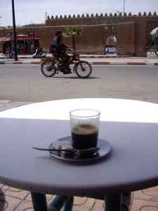 My last coffee in Morocco