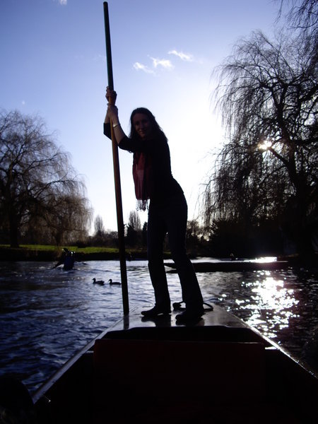 Being punted in Cambridge