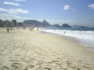 Copacabana with Sugar Loaf in the distance