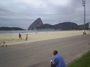 Guanabara Beach with a view of Sugar Loaf