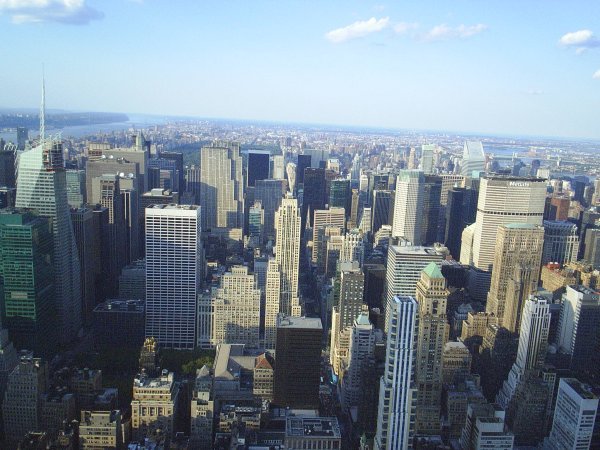The view from the Empire State Building