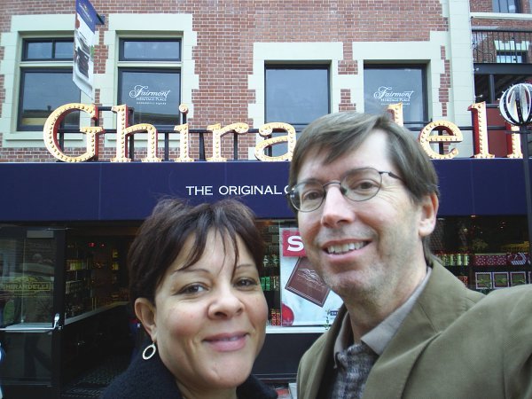 Us at Ghirardelli
