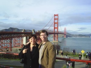 Us at the Golden Gate Bridge