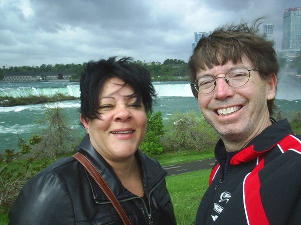 A Windy Day at Goat Island Between the Two Falls