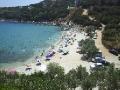 The beach at Petries on Evia