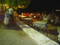 The restaurant in front of the hotel in Chalkida