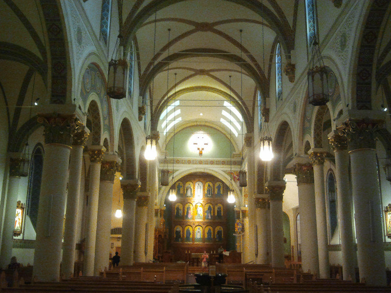 Inside the Basilica of St. Francis