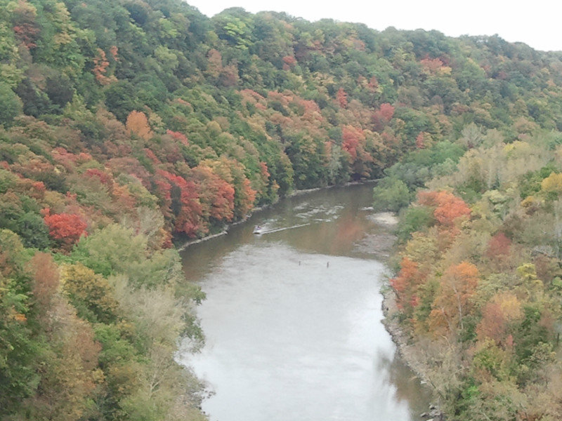 The Genesee River near downtown Rochester