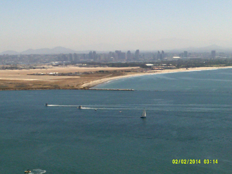 The view from Cabrillo National Monument at Point Loma.