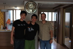 Bro, Hwang, and Justin