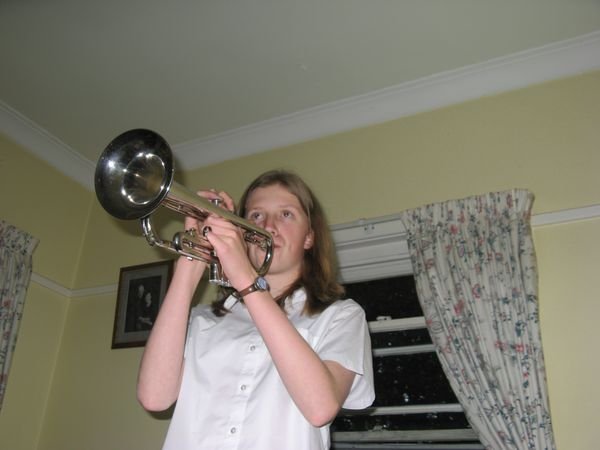 Some tuneful trumpet...