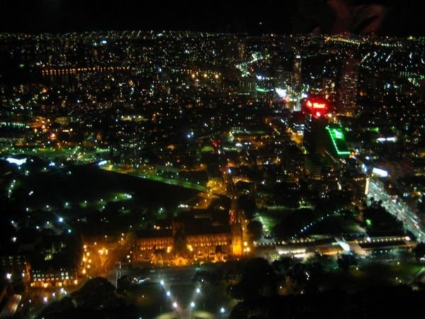 View from the Sky Tower Restaurant