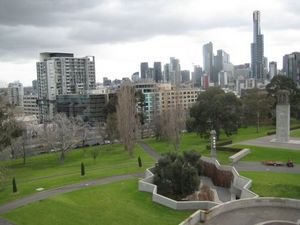 View of Melbourne Gardens