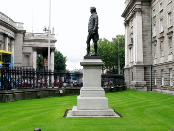 The front lawn, Trinity College