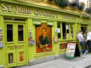 A pub in Temple Bar, Dublin