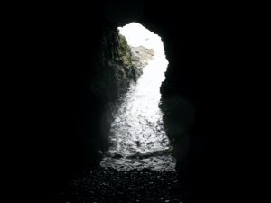 Keyhole? A cave by the sea