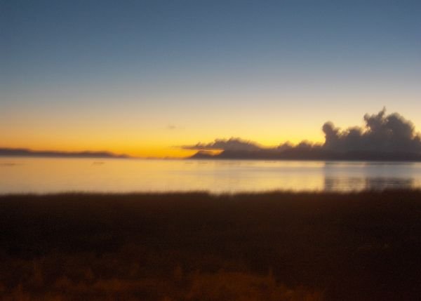 Sunrise over Lago Titicaca