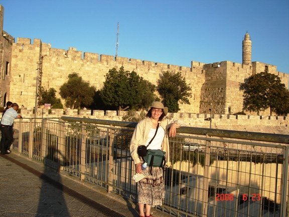 Me outside the Old City walls