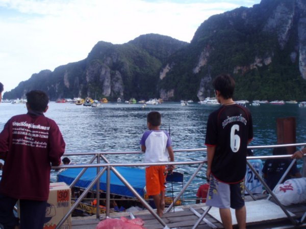 Arriving on Phi Phi