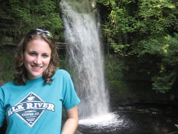 Kelly At Glencar Waterfall