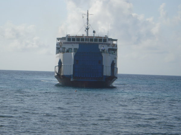 the ferry to Lombok