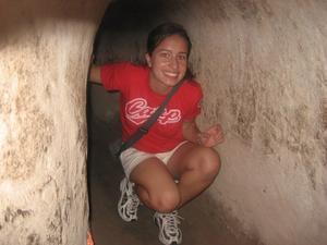 IN the Cu Chi Tunnels
